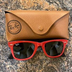 Ray-Ban Red Wayfarer Sunglasses